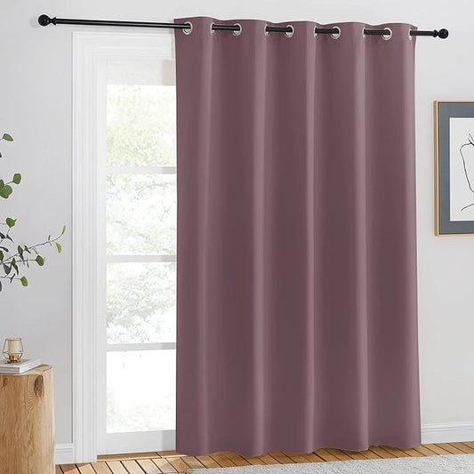 NICETOWN Blackout Dry Rose Curtain