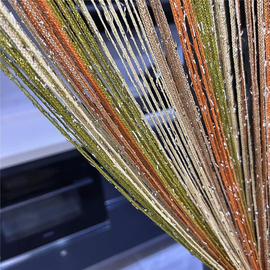 ave split Decorative Door String Curtain Wall Panel Fringe Window Room Divider