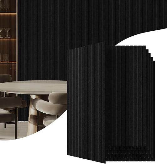 6 Pack Acoustic Wall Panels, 47.2" X 23.6" Sound Absorbing Panels, Decorative