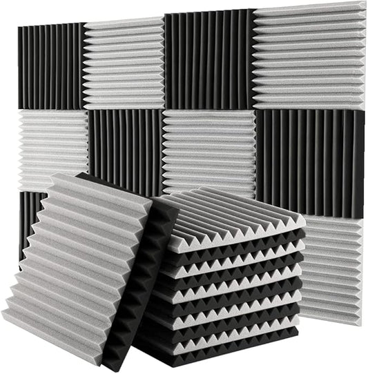 FONESO Acoustic Panels, High Density Soundproof Foam Panels