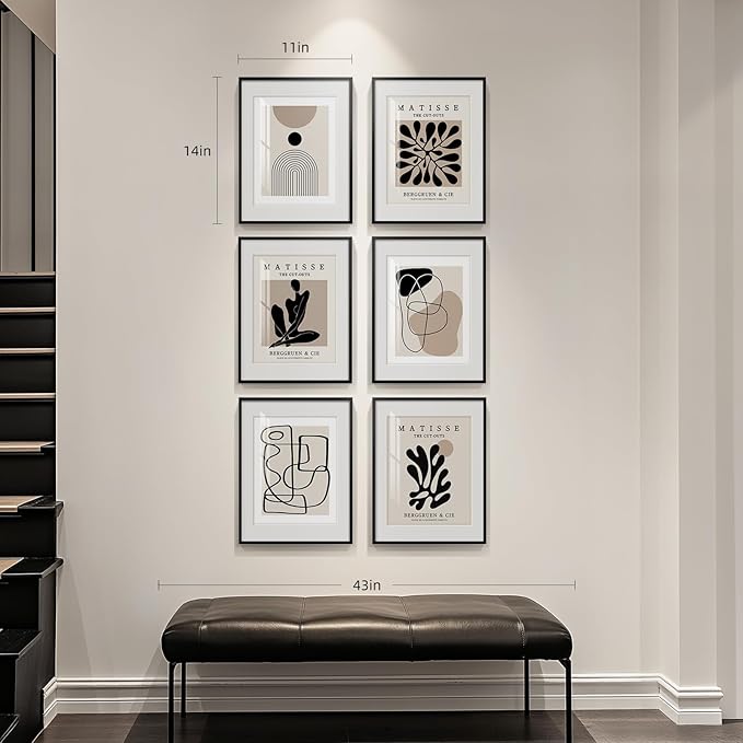 Framed Neutral Abstract Wall Art