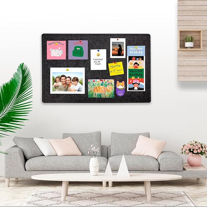 Large Bulletin Board, 48 X 36 inches Cork Board