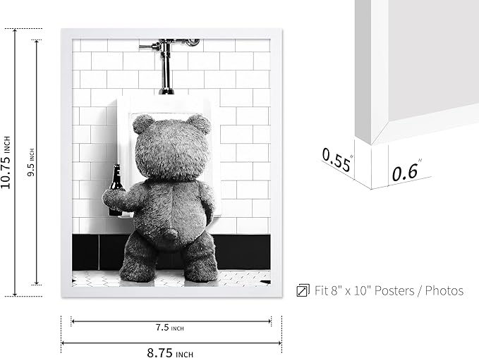 Poster Master Funny Teddy Bear Print