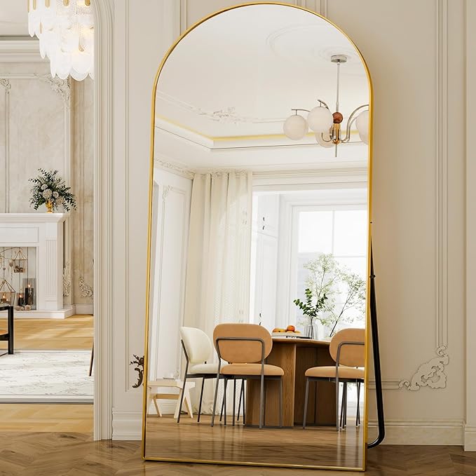 GLSLAND-77 x38 Arched Full Length Mirror