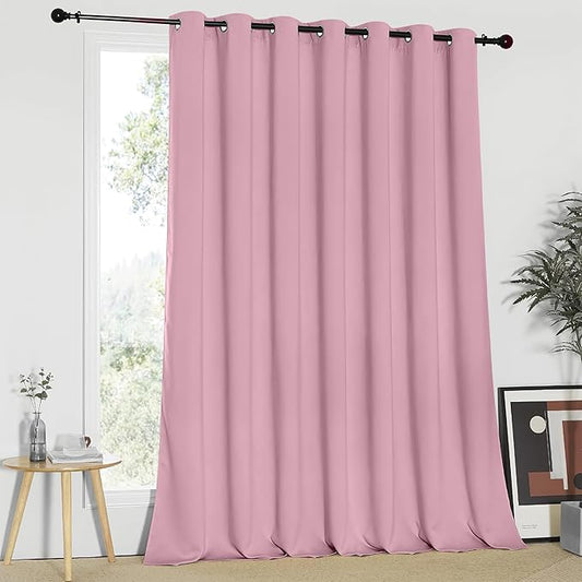 NICETOWN Blackout Patio Curtains 100 x 95 Inches Long