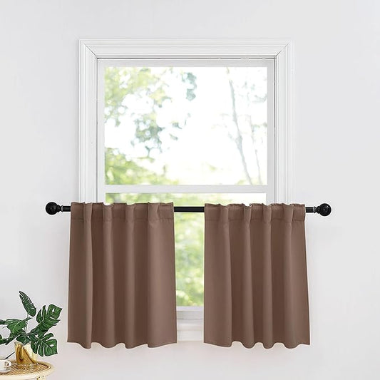 RYB HOME Small Window Curtains