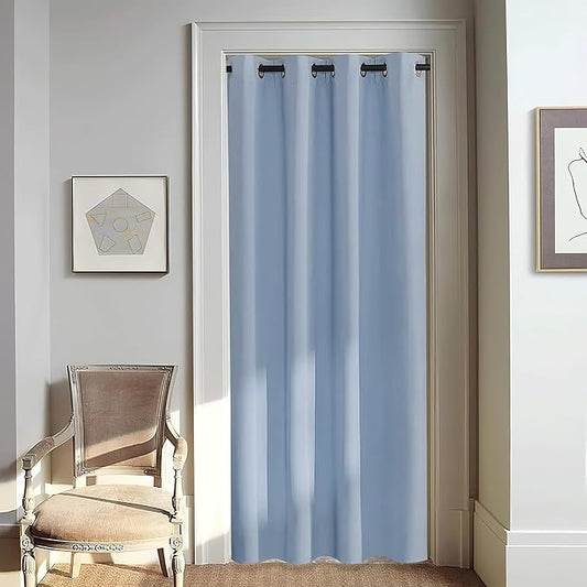NICETOWN Door Curtain for Closet Doors 80 Inches Long 1 Panel, Room Divider