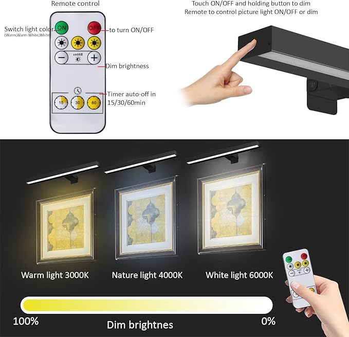 MIOBLUE Cordless Picture Lights