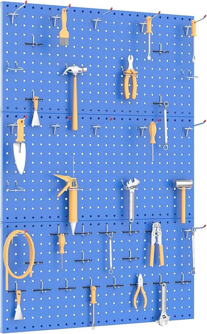 TORACK 3 PCS Metal Pegboard Panels