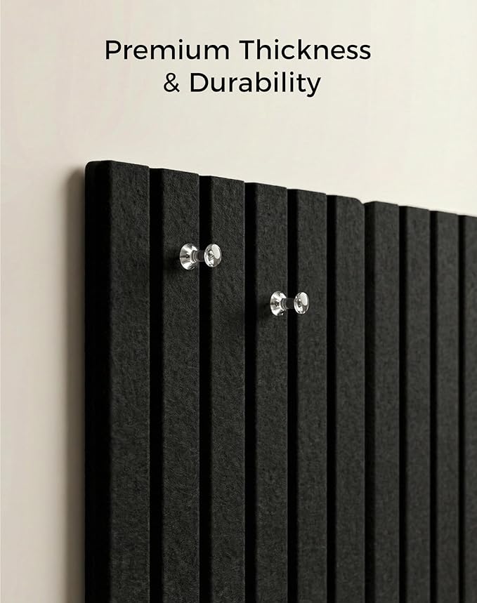 Aothia 12-Pack Felt Bulletin Board Tiles 48"x36", Modular Pin Board