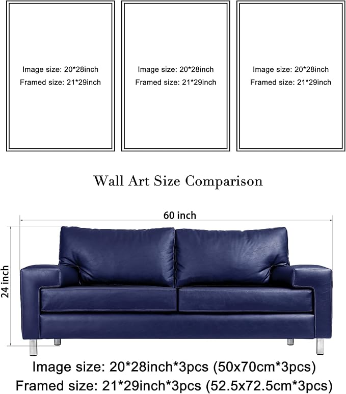 Wieco Art Extra Large Size Framed Canvas Art Prints Wall Art the Cloud Tree