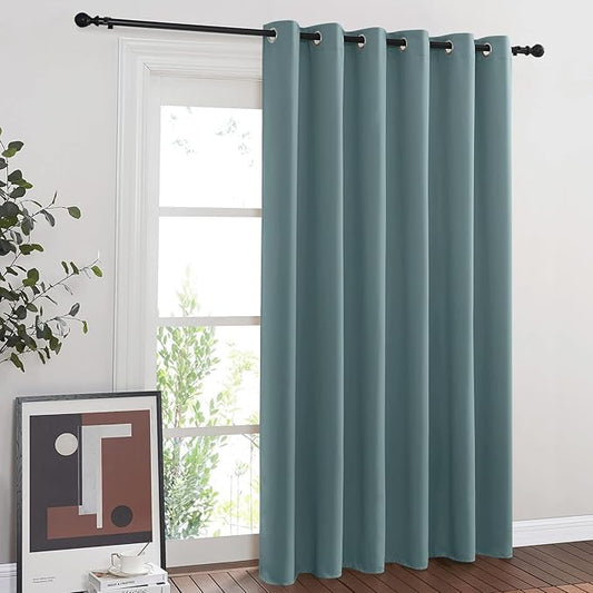 NICETOWN Blackout Curtain for Sliding Door, Patio Door Curtains, Grommet