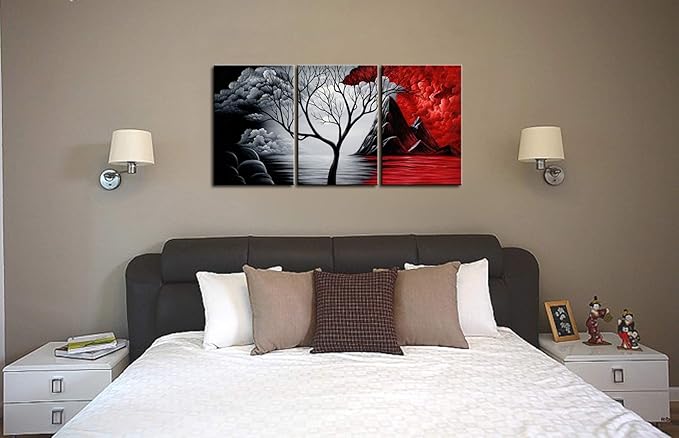 Wieco Art Canvas Wall Art Abstract Pictures