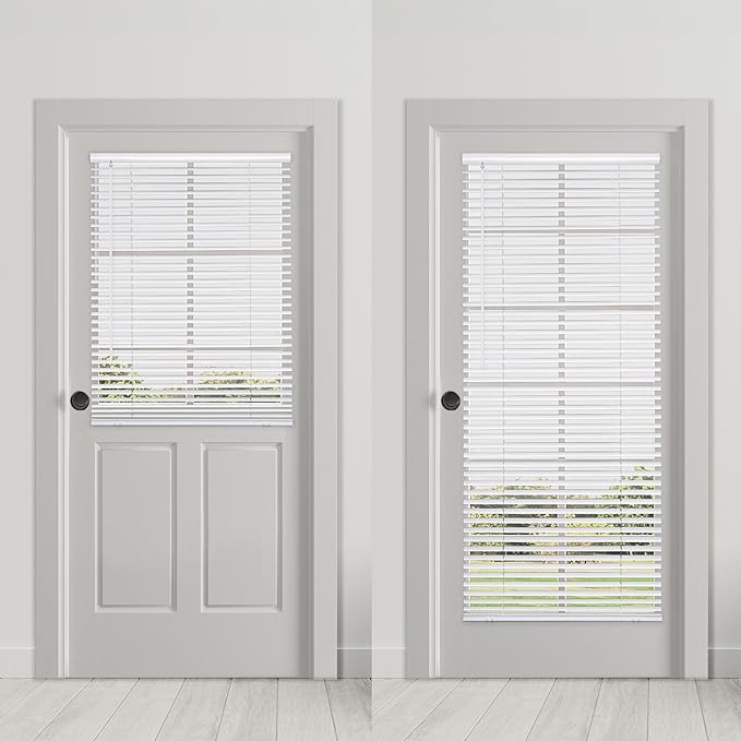 DEZ FURNISHINGS Cordless No Tools 1" Magnet Mini Blinds