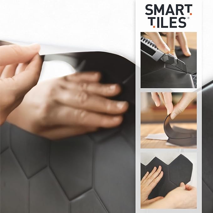 SMART TILES Peel and Stick Backsplash