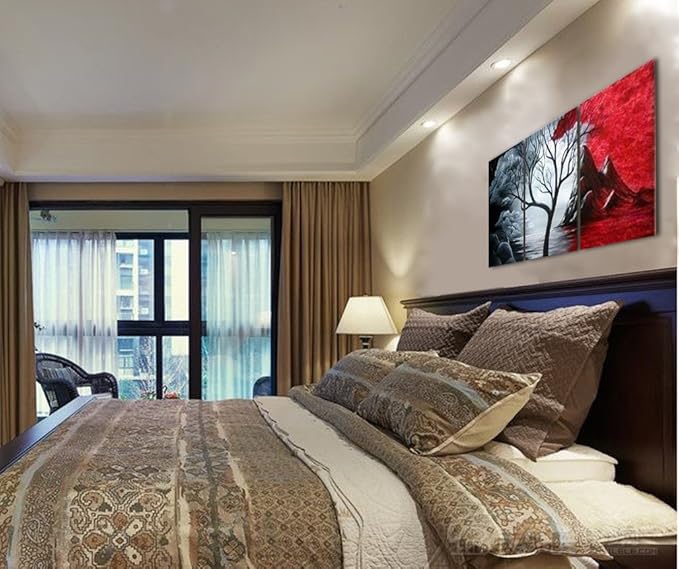 Wieco Art Canvas Wall Art Abstract Pictures
