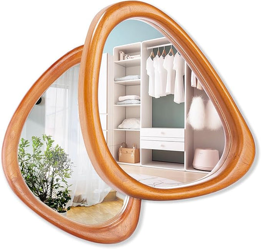 MAGFLERUM Asymmetrical Mirror Set of 2, 15 * 10 inch Irregular Wall Mirror