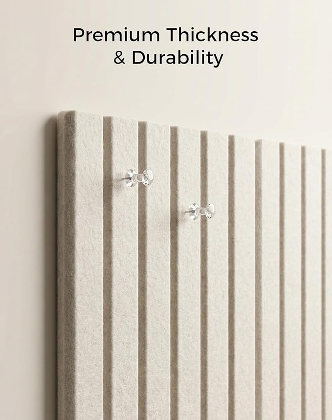 Aothia 12-Pack Felt Bulletin Board Tiles 48"x36", Modular Pin Board