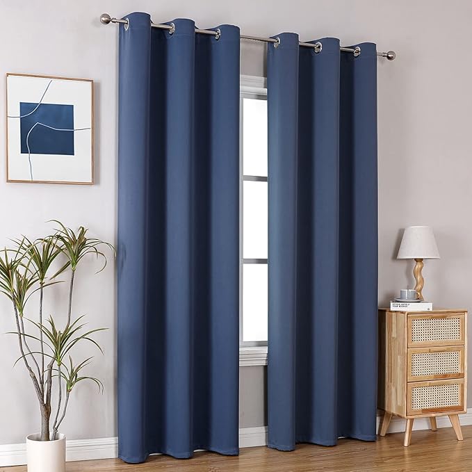 ChrisDowa Grommet Blackout Curtains