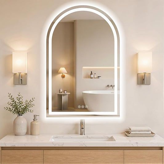 Arched LED Bathroom Mirrors