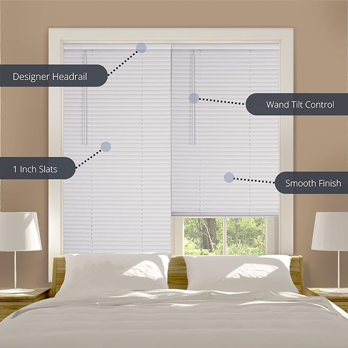 LOTUS & WINDOWARE Cordless Mini Blind, Window Blinds