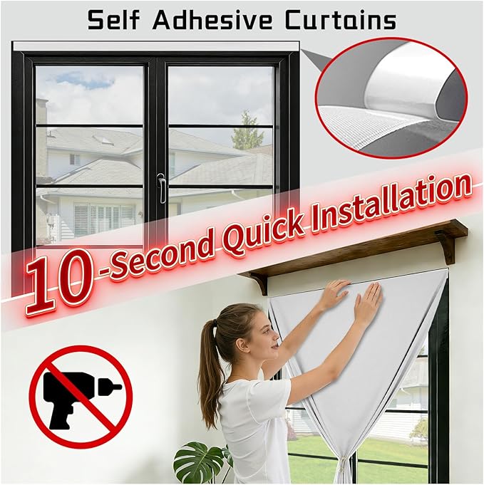 Peel & Stick Total 100% Blackout Shade