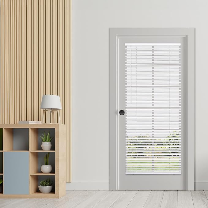 DEZ FURNISHINGS Cordless No Tools 1" Magnet Mini Blinds