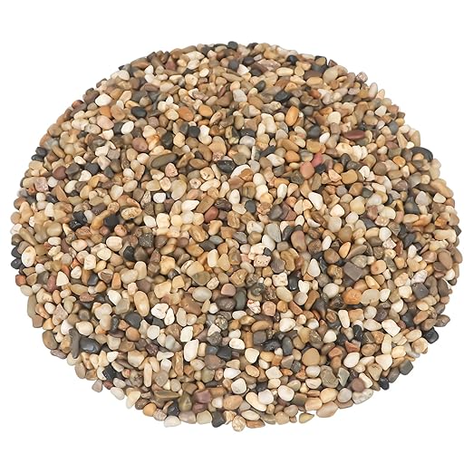 Landscaping Rocks,Landscaping Pebbles River Rocks Decorative Ornamental Pebbles Garden Landscaping Stones Gravel Filler for Home Decoration Flower Bed Fish Tank Plants Vases Succulents (5 Pounds)