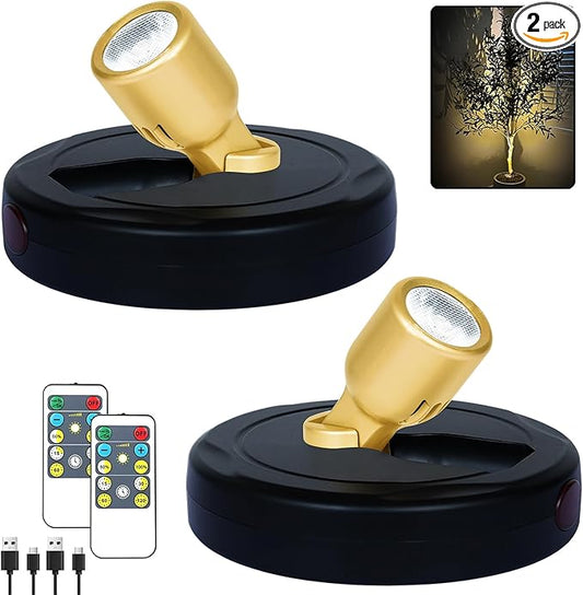 HAMVIDNE LED Spotlight, Rechargeable Battery Spot Lights