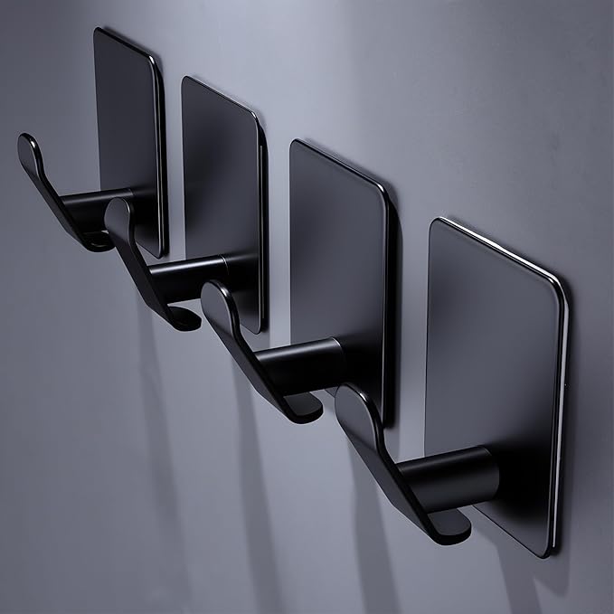 DELITON 4 Pack Adhesive Hooks