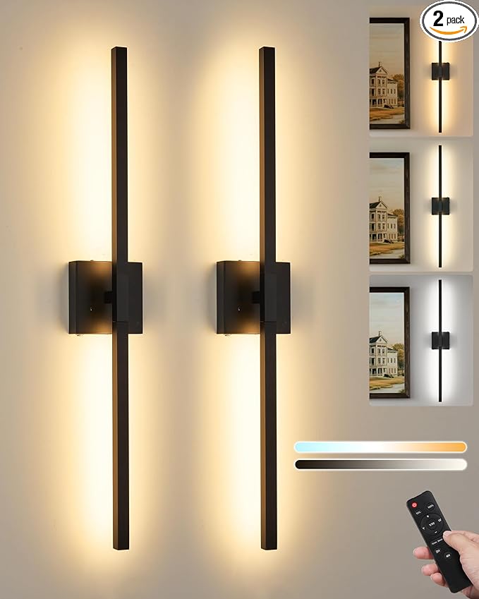 8000mAh Battery Operated Wall Sconce