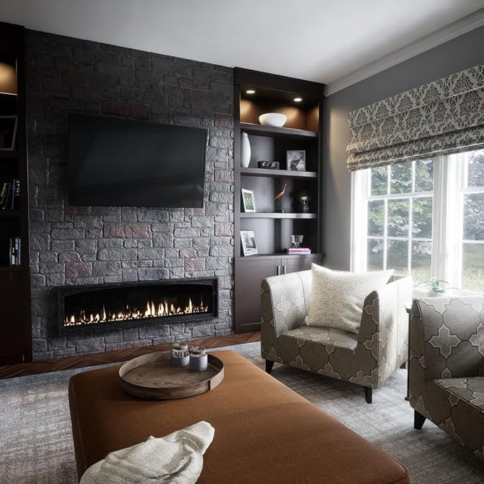 EverStone Cobblestone Faux Stone Panel, Earth Color