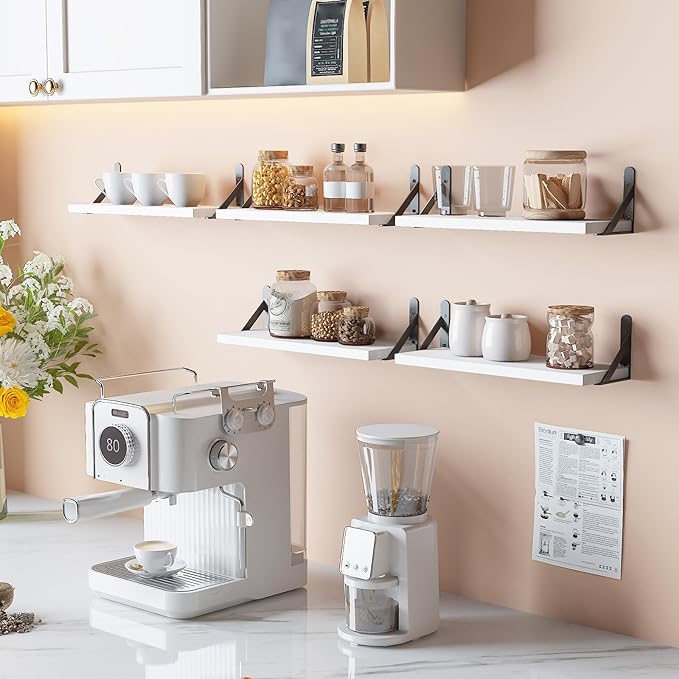 YGEOMER 16.5 Inch Floating Shelves