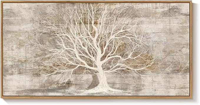 Large Framed Tree of Life Wall Art