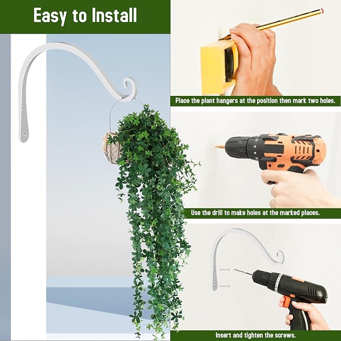FEED GARDEN Heavy Duty Plant Hooks