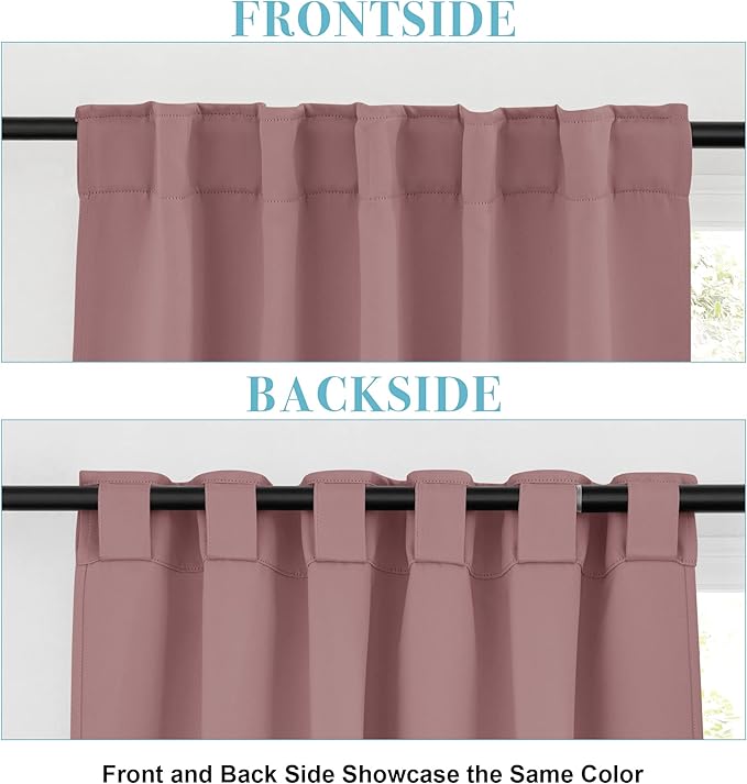 RYB HOME Small Window Curtains