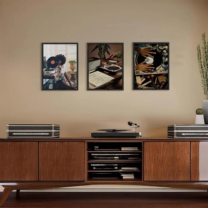 Black Girl Wall Art Decor Modern Black Woman Painting Prints