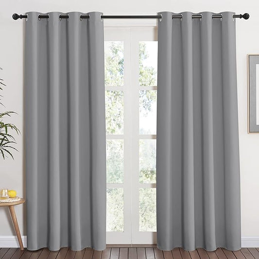 NICETOWN Blackout Curtain & Drape 84 inch Length