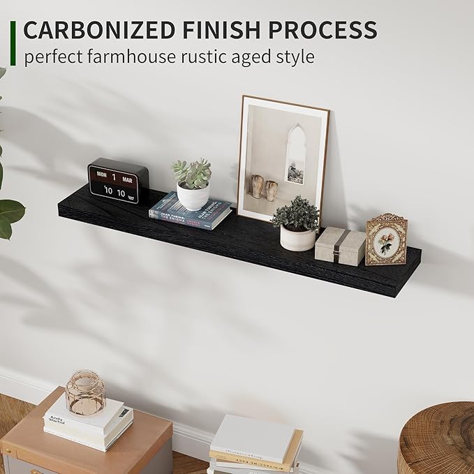 Marsmiles Wood Floating Shelves