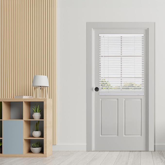 DEZ FURNISHINGS Cordless No Tools 1" Magnet Mini Blinds