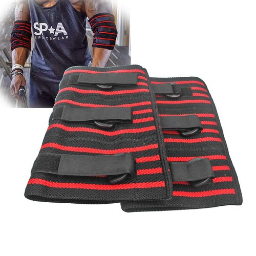 Adjustable Elbow Sleeve, 1 Pair Strong Elebow Support Brace Compression Powerlifting, Weightlifting Man (XL)