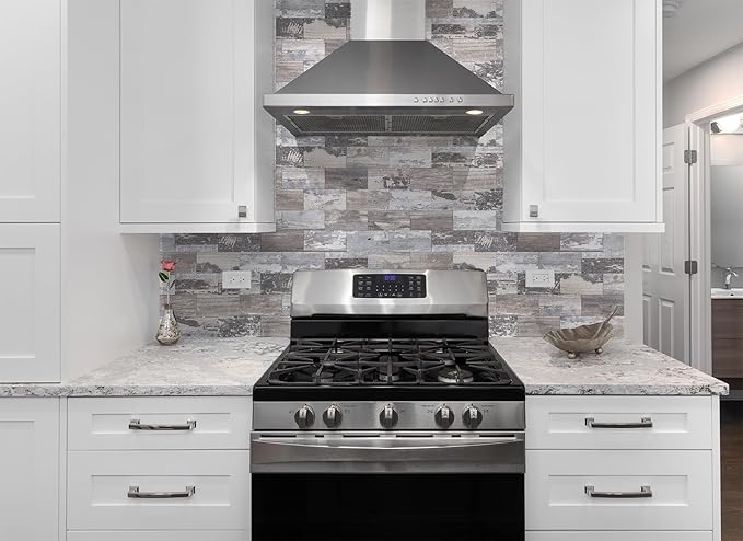 StyloVue 4 Pieces Peel and Stick Backsplash