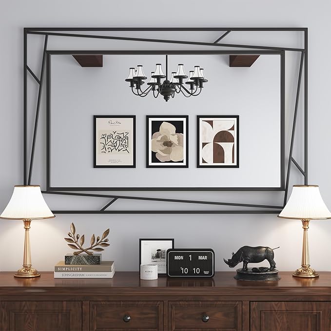 Rectangular Wall Mirror, Hang Horizontally or Vertically