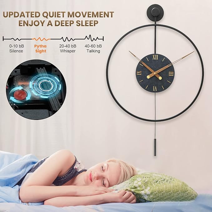 Large Modern Wall Clock, Wall Clocks