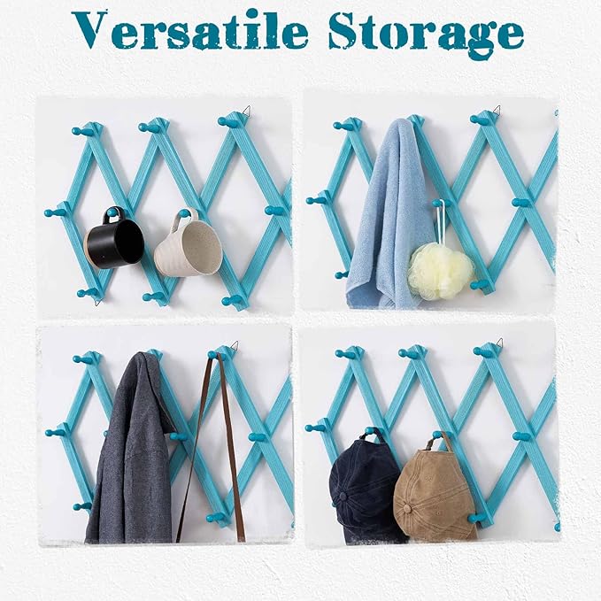 SCUNDA Beachy Coastal Wall Rack