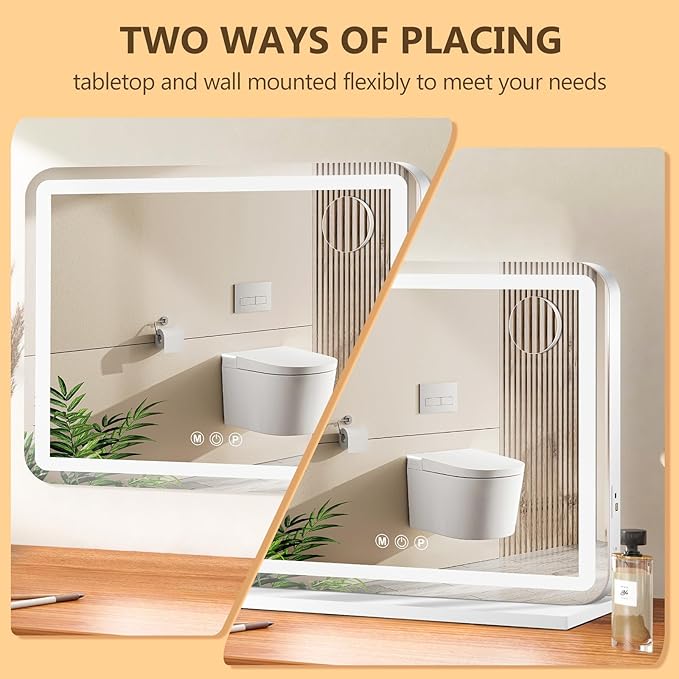 Ratsamee 28" x 20" Vanity Mirror