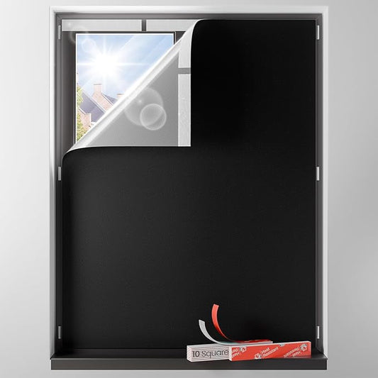 Sumobaby Blackout Curtains for Bedroom Portable 55"x48", No Drill Blackout