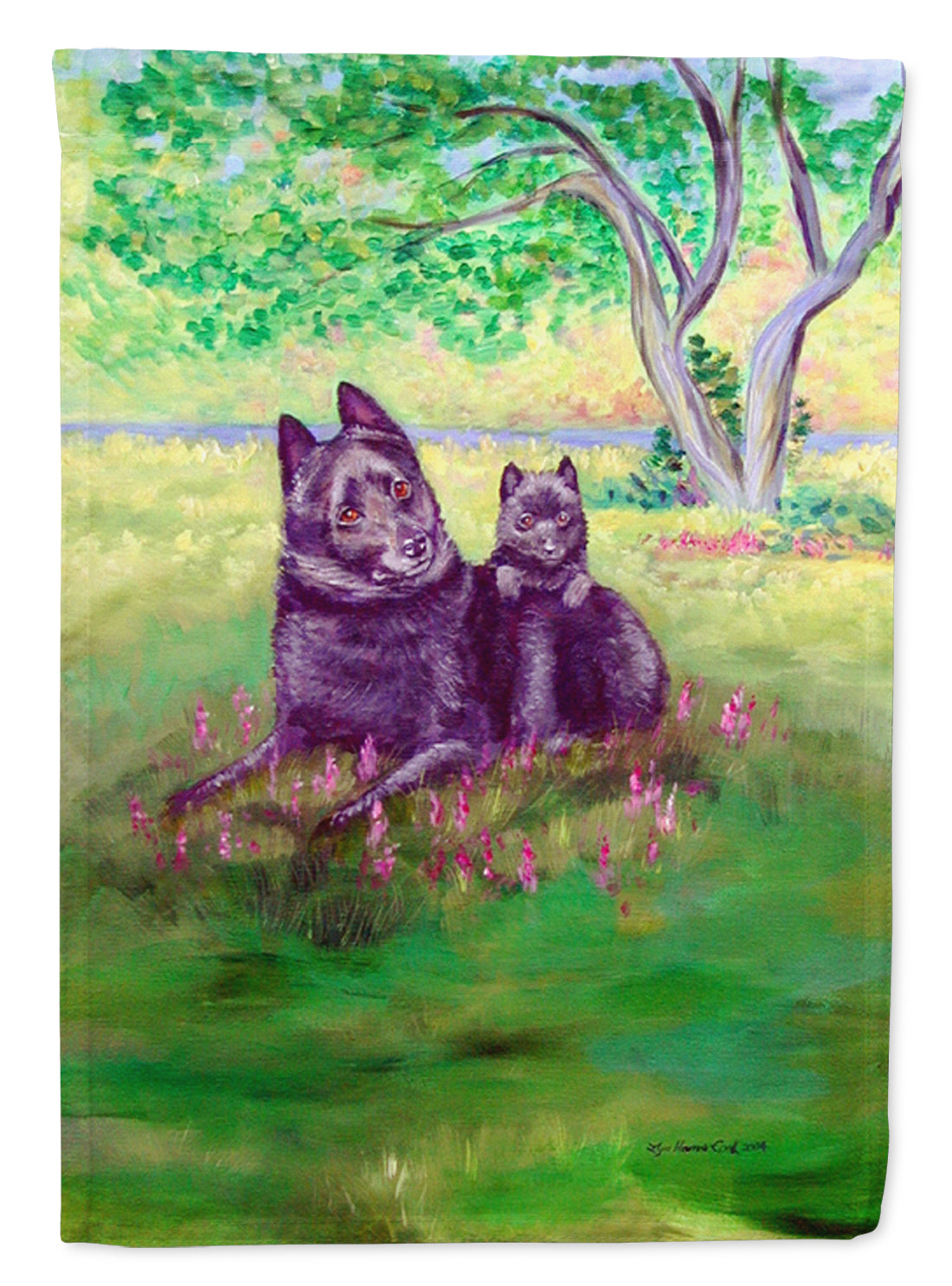 Schipperke Garden Flag â Decorative Outdoor Yard Flag 7263GF
