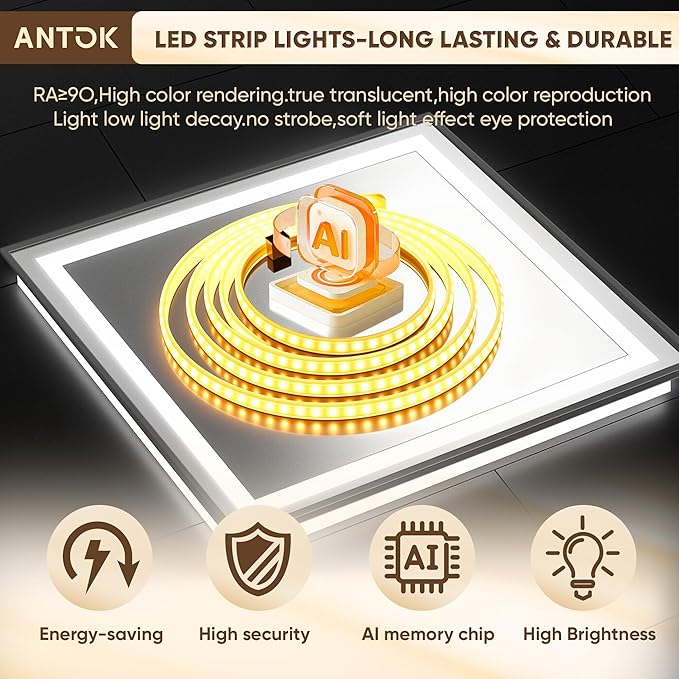 Antok 55X40 LED Bathroom Mirror