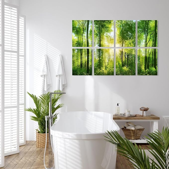 YPY Sound Proofing Panels for Walls: 8 Pack 48"x32" Decorative Art Acoustic
